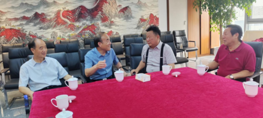 商洛市慈善協會一行拜訪愛心人士張興民